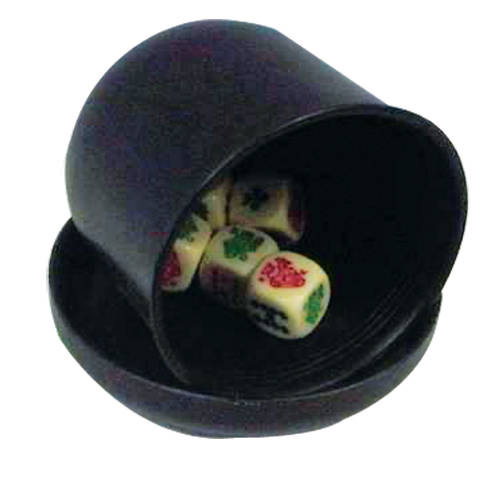 Poker dice and shaker