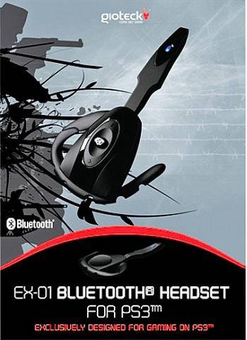 PS3 EX-01 Bluetooth wireless headset (Gioteck)