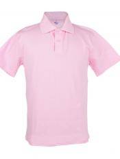 VicBay Unisex Classic Polo - baby pink