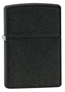 Zippo Lighter: Black Crackle (ZP236)