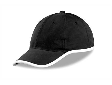 US Basic New Jersey 6 Panel Cap - black (CAP-1009)
