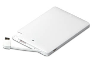 Dualism slim powerbank - white