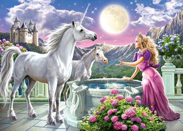 Princess and Unicorns (120pc Puzzle)