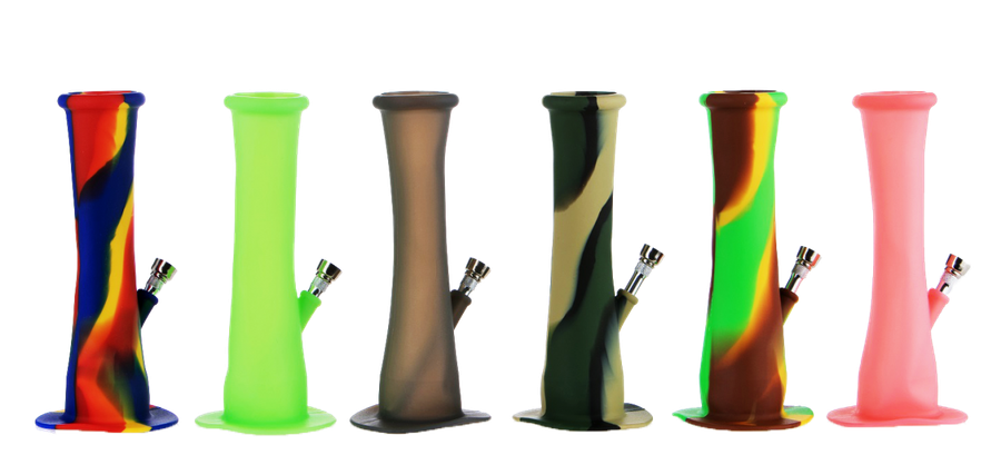 Silicone Bong (20cm) - Assorted