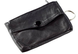 Texas leather keypouch