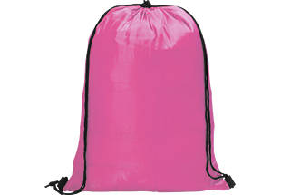 Daily drawstring bag - pink