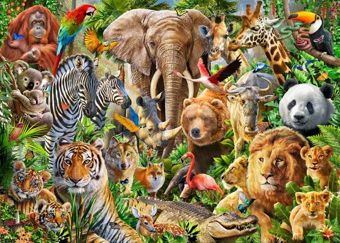 Animal mix (120pc Puzzle)