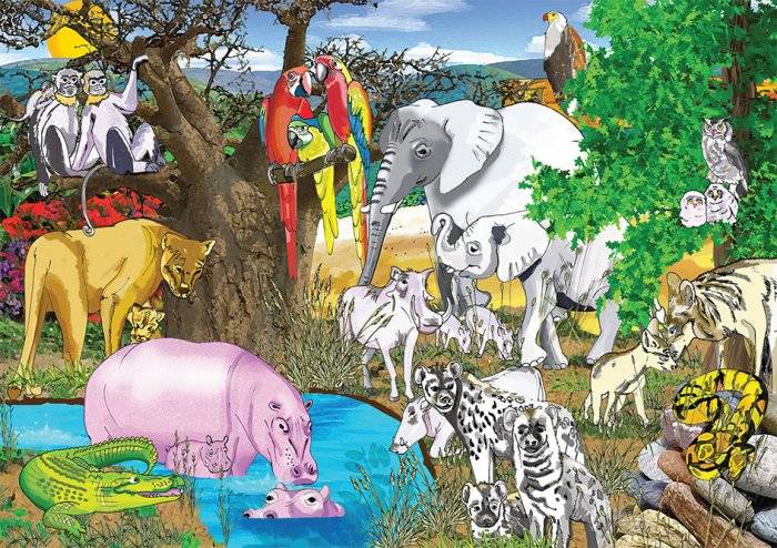 At the Kruger Park (63pc Puzzle)