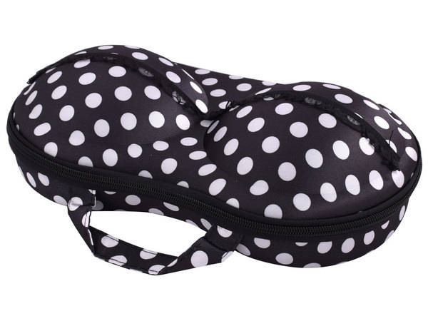 Bra Travel Case - black/white (P2400B)