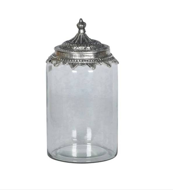 Glass Jar with Metal Lid (1003)