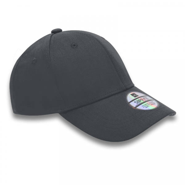 Supa Fit 6 Panel Cap - charcoal