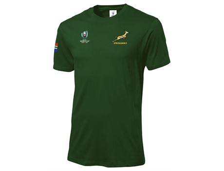 Springbok Unisex Rwc 135 T-Shirt - green (BOK-113)