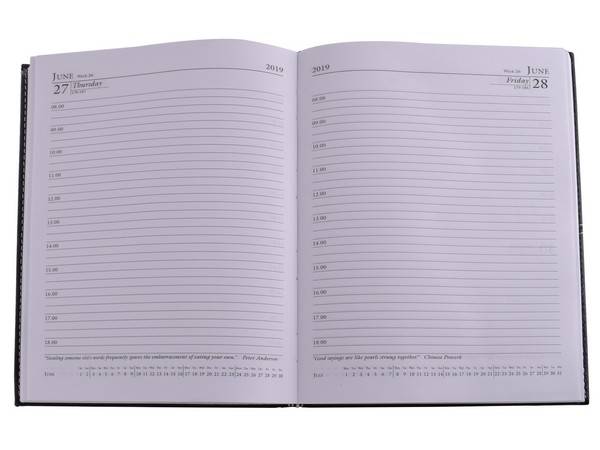 Executive Diary A4 2020 - black (ST302BA4)