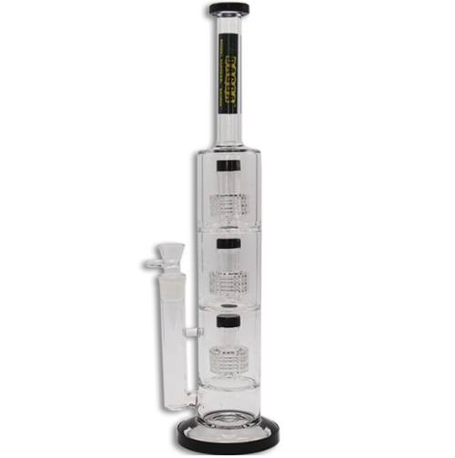 Glass Bong - 'Dagga' Base 46cm with chambers (Bong054)