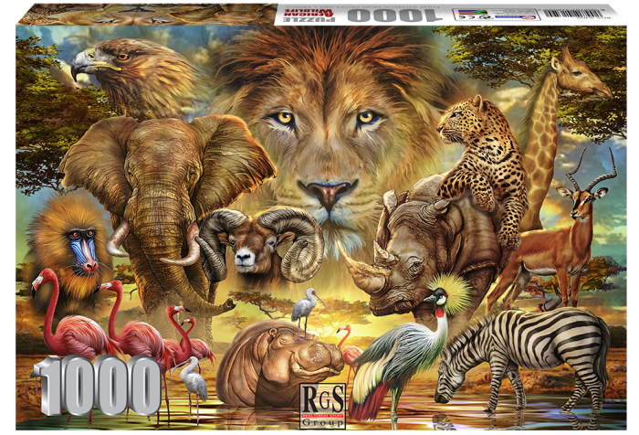 African Wildlife (1000pc Puzzle)