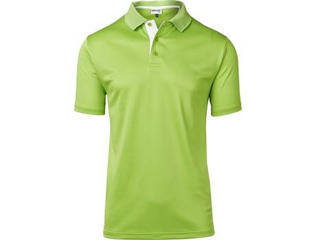 Altitude Tournament Golf Shirt - Mens - lime