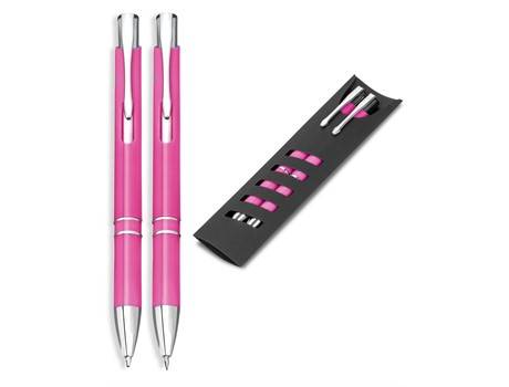 Elektra Ball Pen and Clutch Pencil Set - pink (Penset-2015)
