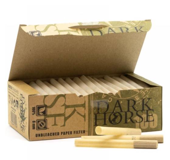 Dark Horse - Unbleached Canna Tubes (500s) (DHCT01)