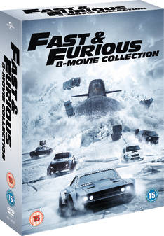 Fast and Furious 1-8 Movie Collection (DVD Box Set)