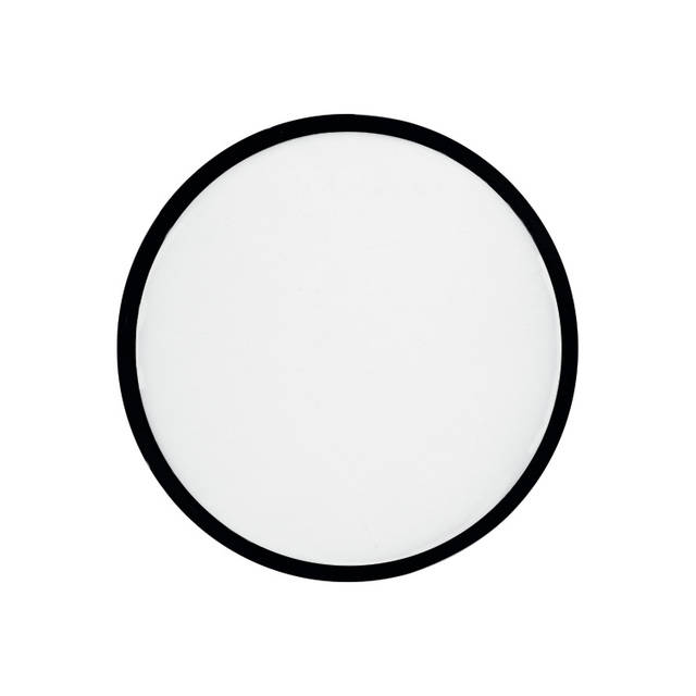 Fold-up frisbee with matching pouch - white (58379) - 24hr dispatch