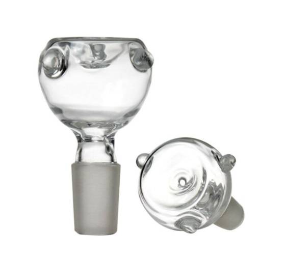 Bong Accessories - Herb Bowl Round Male, 14mm (BNGA13)