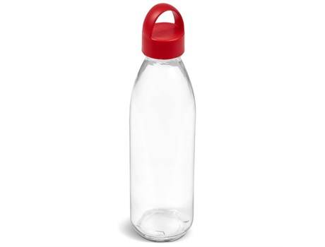 Kooshty Swing Glass Water Bottle - 650ml - red (KS-908)