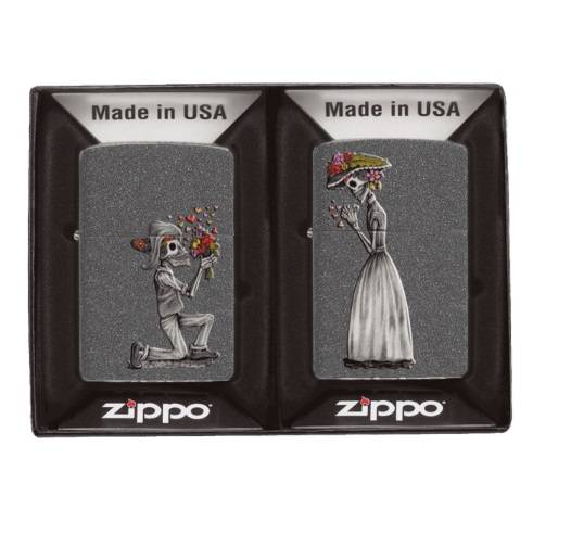 Zippo Lighter: Zippo Day of The Dead Skulls Set - RANGE (ZP28987)