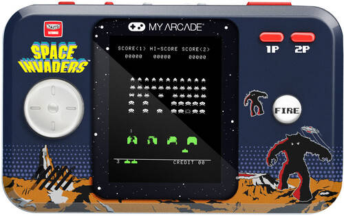My Arcade Space Invaders Pocket Player Pro Handheld Portable Gaming System (DGUNL-7006)