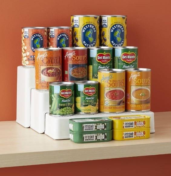 Youcopia Shelf Steps Can Organizer (for Pantry) 3-Shelf (50267)