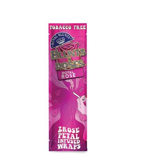 Royal Blunts Rose Petal Infused Hemp Wraps - Royal Rose (RBHWI02)
