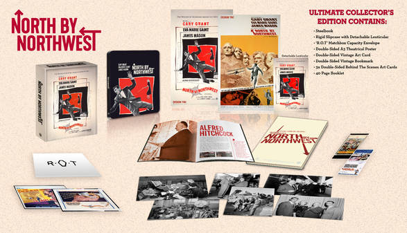 North By Northwest (4K Ultra HD+Blu-Ray Steelbook) - Limited Ultimate Collectors Edition