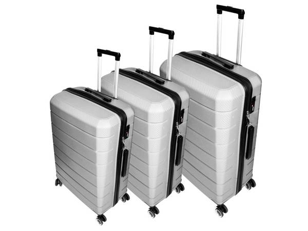 Pioneer Luggage Set - silver (BAG167S-3Set)