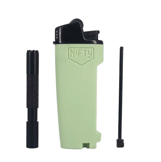 Nifty 2-In-1 Refillable Lighter and Hitter (Ligh087)
