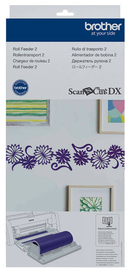 ScanNCut Roll Feeder includes Trimming Cutter & Leader Sheet for cutting Heat Transfer Vinyl - SDX 1