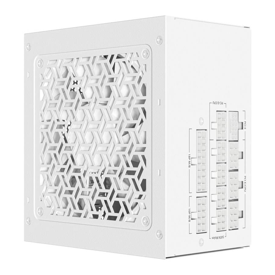 850W Antec GSK GEN5 ATX3.1 and PCIE5.1 80 Plus Gold Fully Modular White