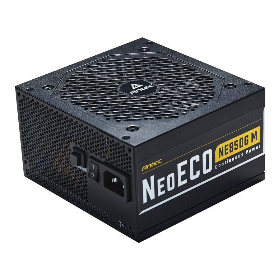 850W Antec NeoECO Gold Modular Power Supply Unit (80 PLUS® Gold, PCIe 5.0 Ready, Full Modular)