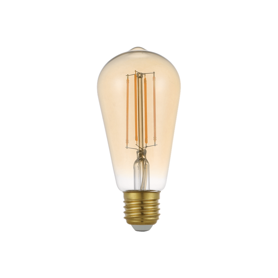 ST64 4W LED Filament Bulb E27 Cool White