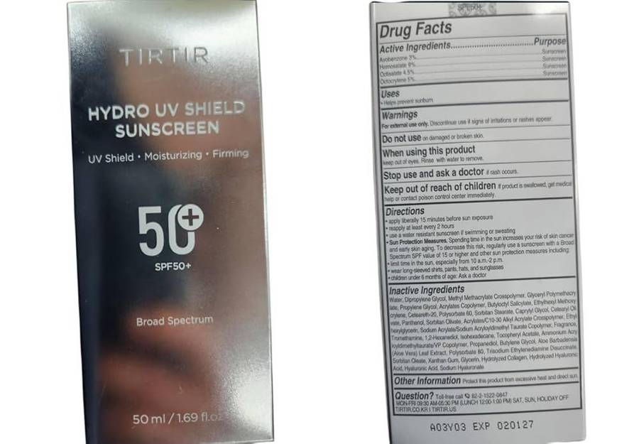 TIR TIR Hydro UV Shield Sunscreen | SPF 50+