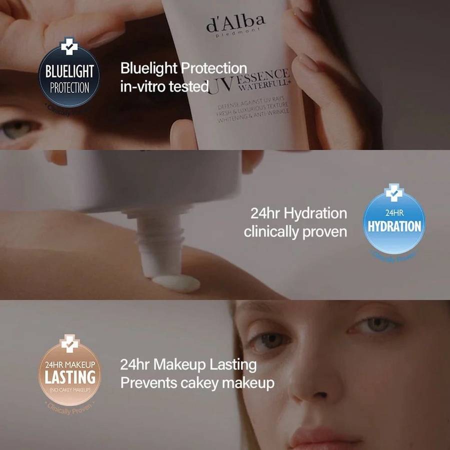 d'Alba White Truffle Waterfull Essence Sunscreen SPF 50+