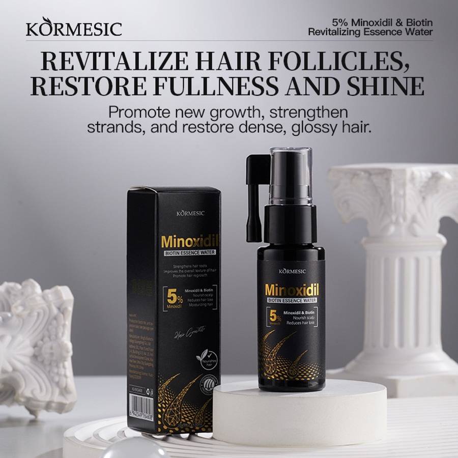 Kormesic 5% Minoxidil Biotin Essence Water