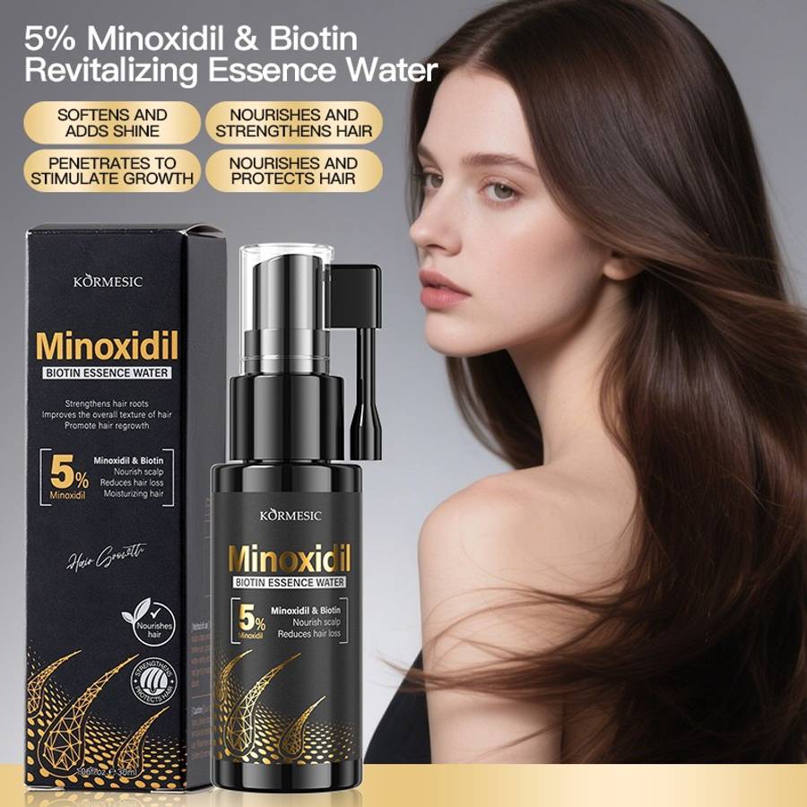 Kormesic 5% Minoxidil Biotin Essence Water
