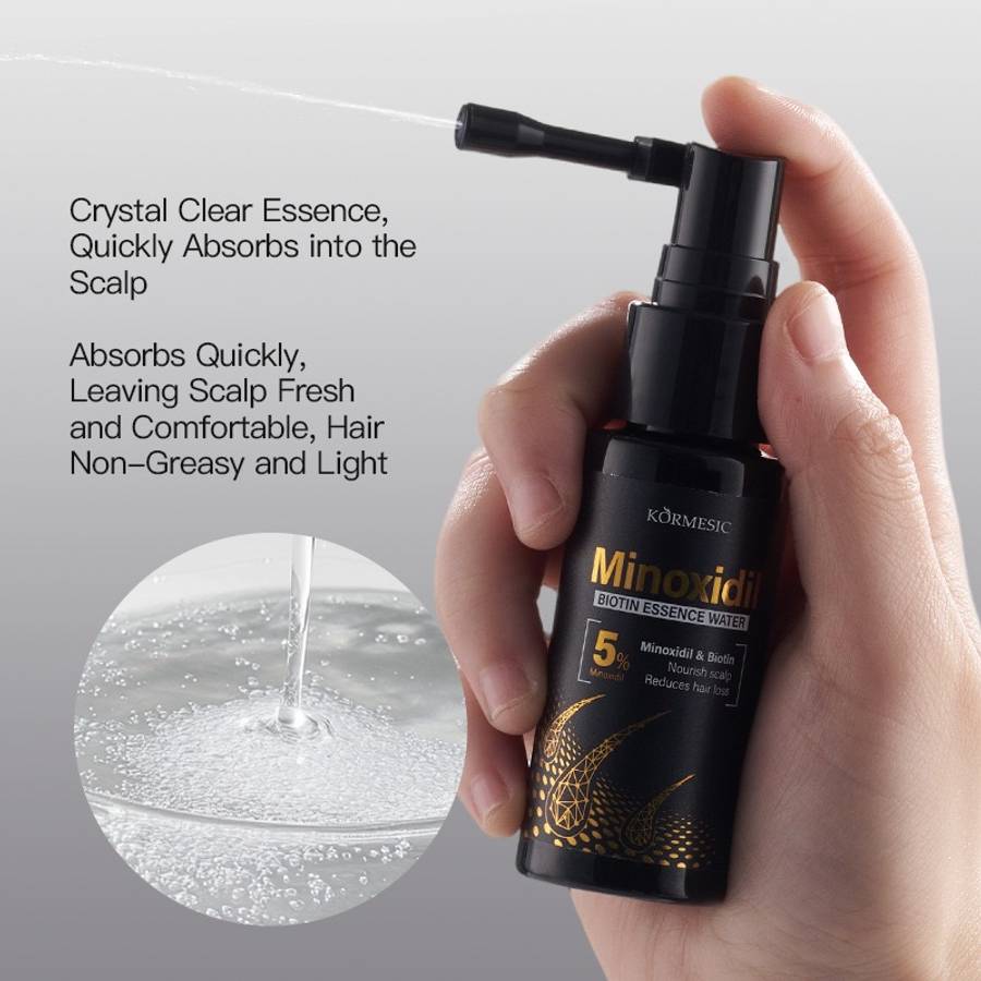 Kormesic 5% Minoxidil Biotin Essence Water