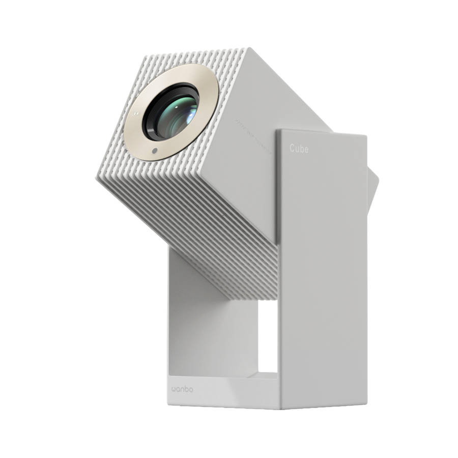 Wanbo Cube 2 Pro – 1080P 500ANSI Android 11 Smart Home Theatre Projector – White