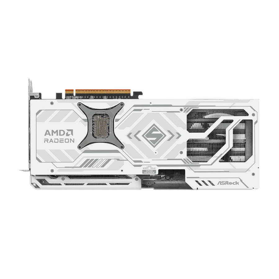 ASRock AMD Radeon RX 9070 XT Steel Legend 16GB Graphics Card