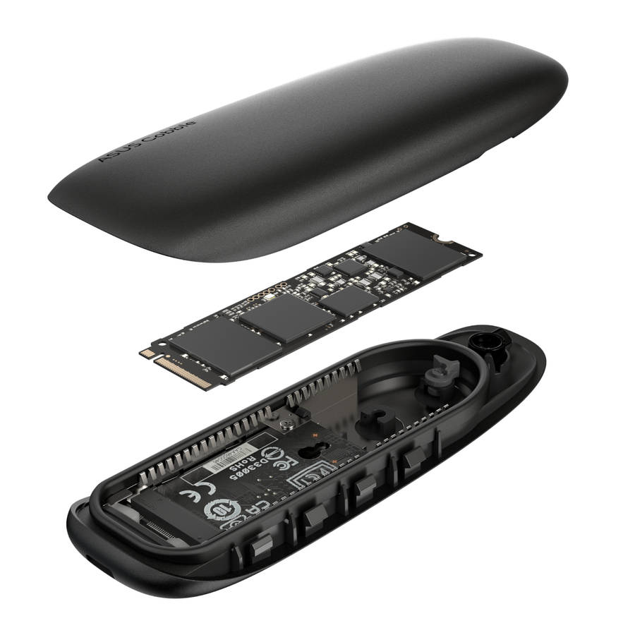 Asus Cobble M.2 SSD Enclosure - Black