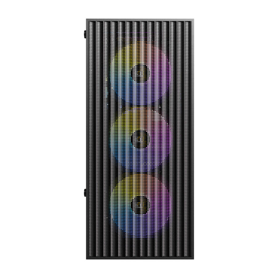 Antec AX27 RGB ELITE ATX Gaming Chassis - Black