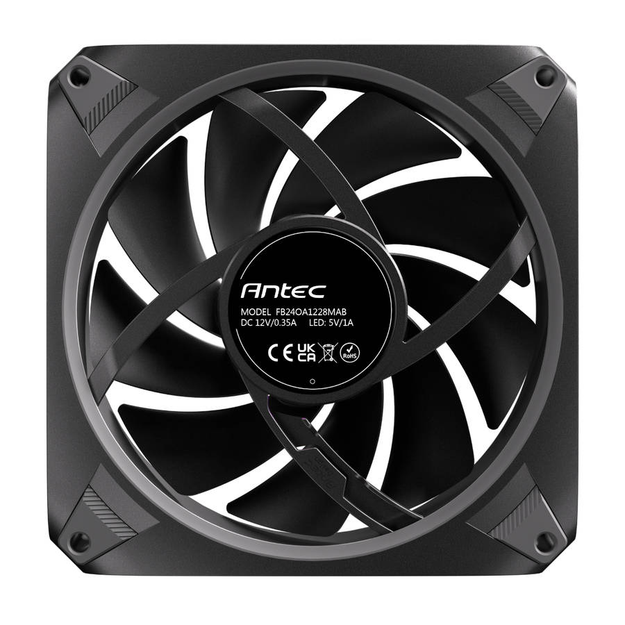 Antec ORBIT PWM 120mm ARGB Fan 3 Pack - Black