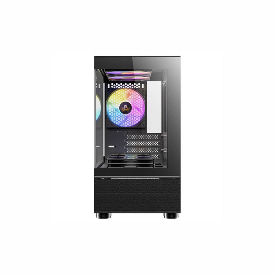 Antec CX200M Elite Micro-ATX | ITX RGB Mini-Tower Gaming Chassis - Black