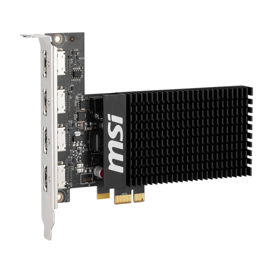 MSI Nvidia GeForce GT 710 2GD3H 2GB 64-BIT 4x HDMI Graphics Card