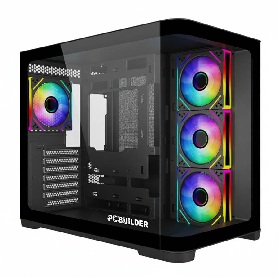 PCBuilder HOLDFAST ATX Back-Connect Gaming Chassis
